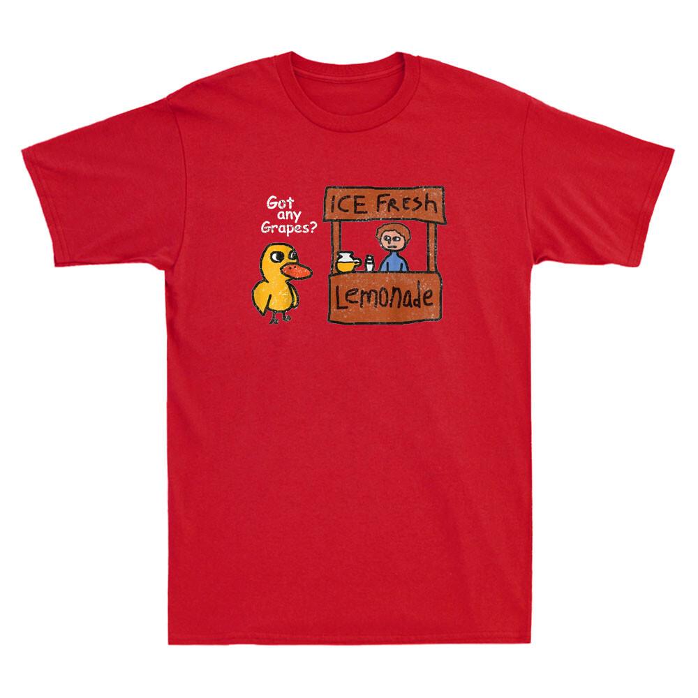 Ice Fresh Lemonade Got Any Grapes Duck Funny Saying Meme Vintage Unisex's T-Shirt