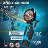 12V Mini Angle Grinder Brush Cutter Cordless Portable Polishing Cutting Tool for DIY Home Repairs and Craft Projects