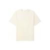 AMIPARIS FW23 Label Splicing Casual Round Neck Pullover Short Sleeve T-Shirt Unisex T-Shirts Ivory UTS017.726-1