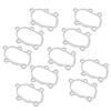10pcs Turbo Outlet Elbow Gasket Kit with 5 Bolt Holes for T25 T28 GT25 GT28 Exhaust Manifold