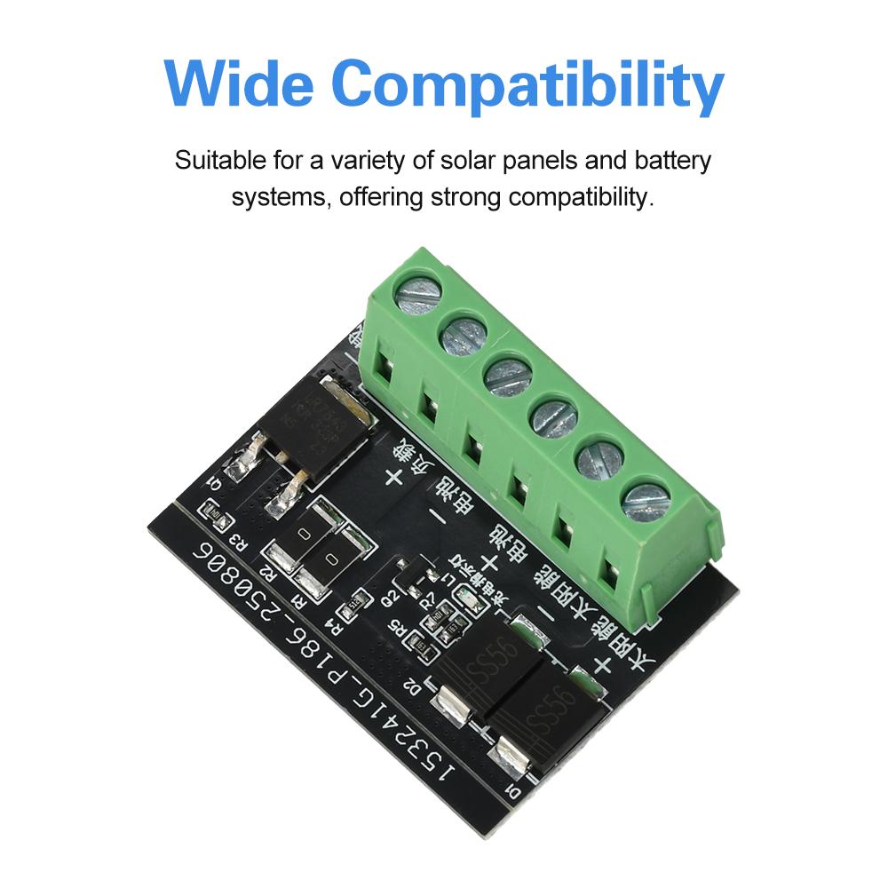 DC 3-45V Solar Street Light Controller LED Drive Board Fully Automatic Light Control Circuit Board for Courtyard Street Lamp DIY