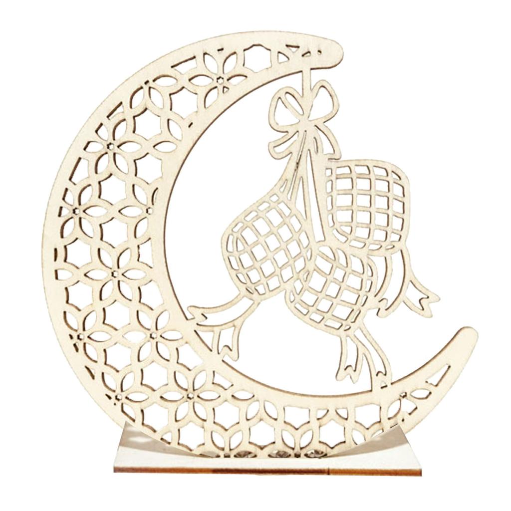 Muslim Ledeid Mubarak Wooden Gifts Can Be DIY Decoration For Eid Al Fitr