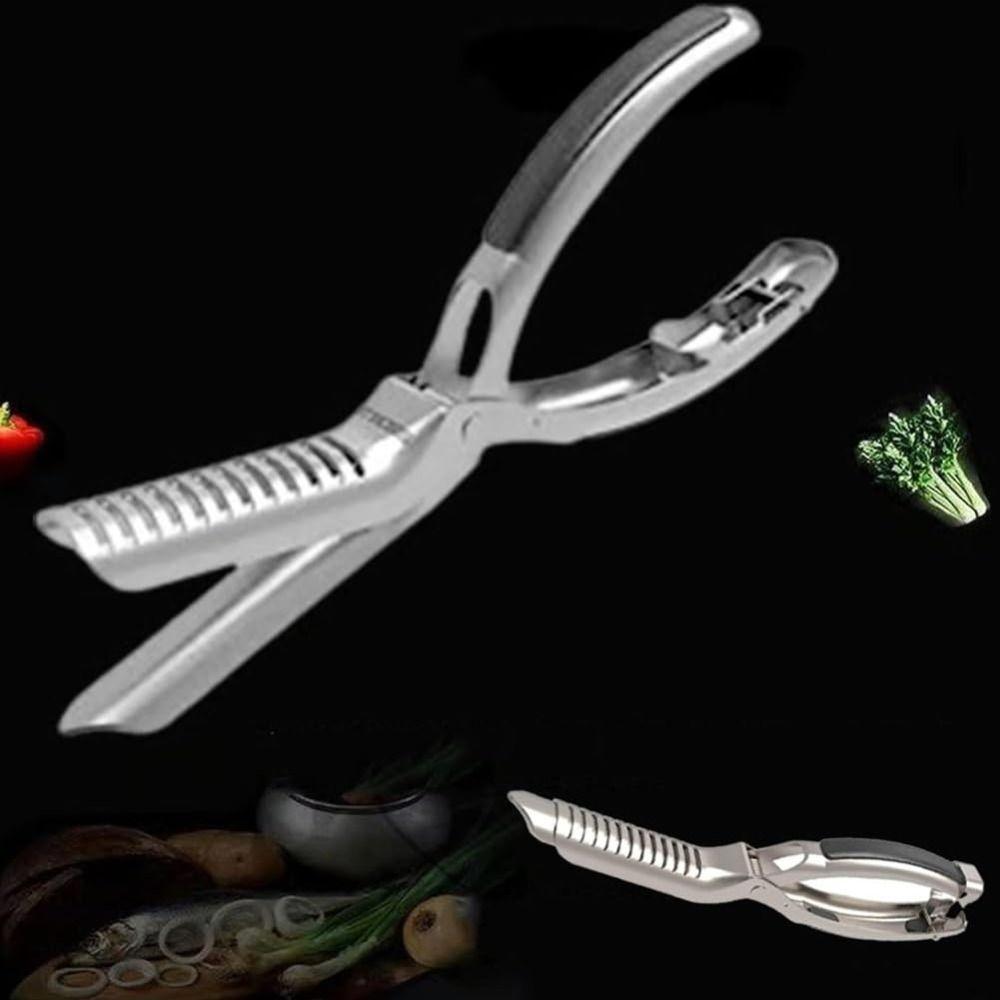 Neuer Edelstahl Rippenvorbereiter Pro Bogenklemme Langlebiger BBQ Rippenschäler Tragbar Anti-Rutsch Rippenhautentferner BBQ Zubehör