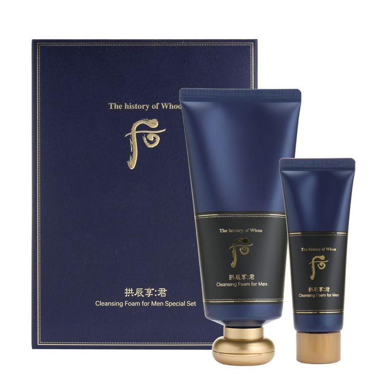 THE WHOO - Gongjinhyang Kun Foam Cleanser For Men Special Set
