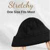1pc Men's Simple Solid Color Fashionable Winter Unisex Thickened Warm Winter Hat Halloween Beanie Fall Outfit