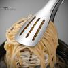 Meat Tong Non-Slip Silicone Handle Food Tongs Hollowed Draining Serving Barbecue BBQ Clip Grill Bread Clamp Stainless Steel Kitchen Accessories