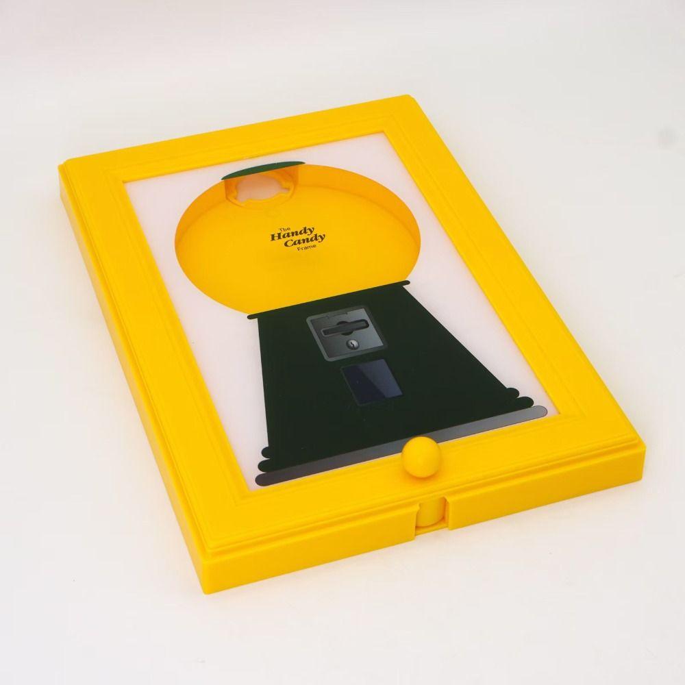 Creative Candy Dispenser Picture Frame Easy Restock Moisture-proof Decorative Art Photo Frames Dust-proof Funny