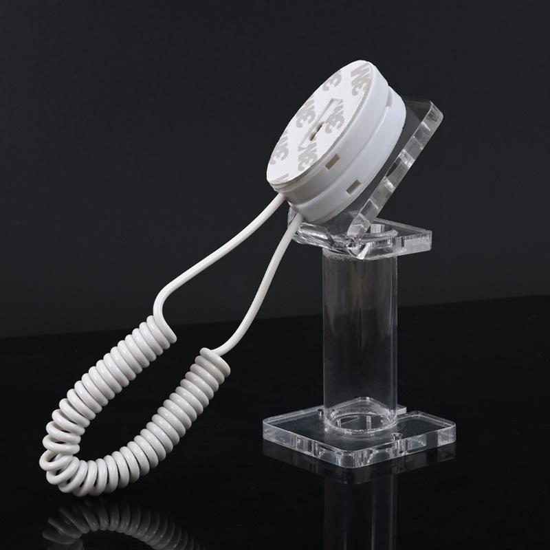 Acrylic Mobile Phone Anti-Theft Display Stand with Chain