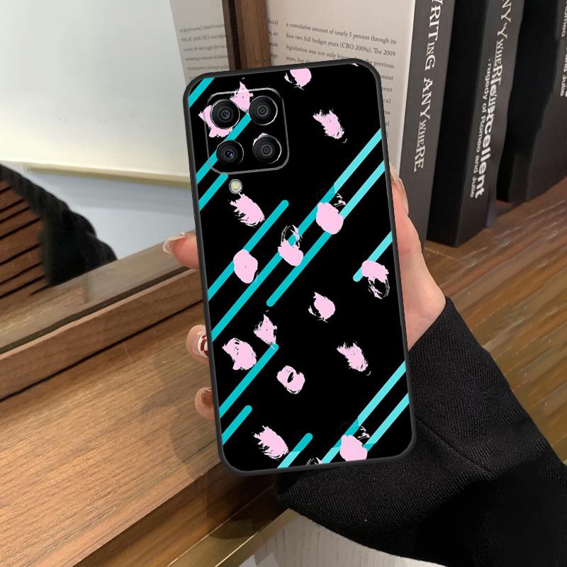 Polka Dots Lines Abstract Art Case For Samsung Galaxy M31 M21 M11 M20 M23 M54 M14 M34 M13 M52 M32 M12 M16 M36 M56 M15 M55