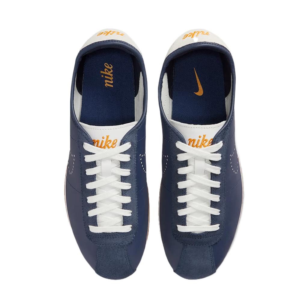 Nike Cortez Minimalistiske Komfortable Mote Lavsko Livsstil Fritidssko Dame sneaker Marineblå HQ1841-400