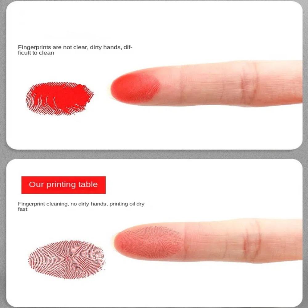 Quick-dry Pocket Finger Signature Inkpad Clear Stamping Thumbprint Ink Pad  Business