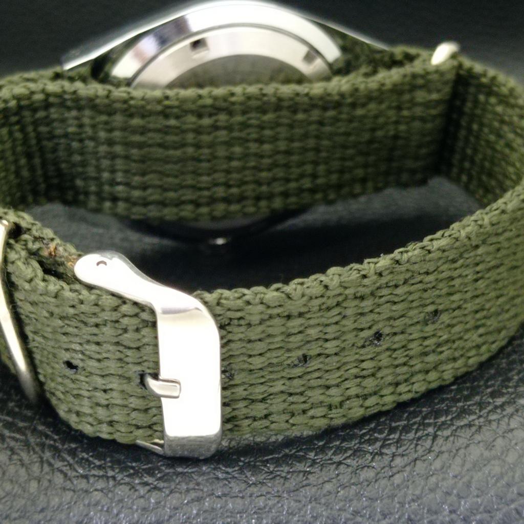 REFURBISHED JAPAN MADE SEIKO 5 AUTOMATIC MENS WATCH GREEN DIAL CUSTOM a440064-2 QV90-a440064