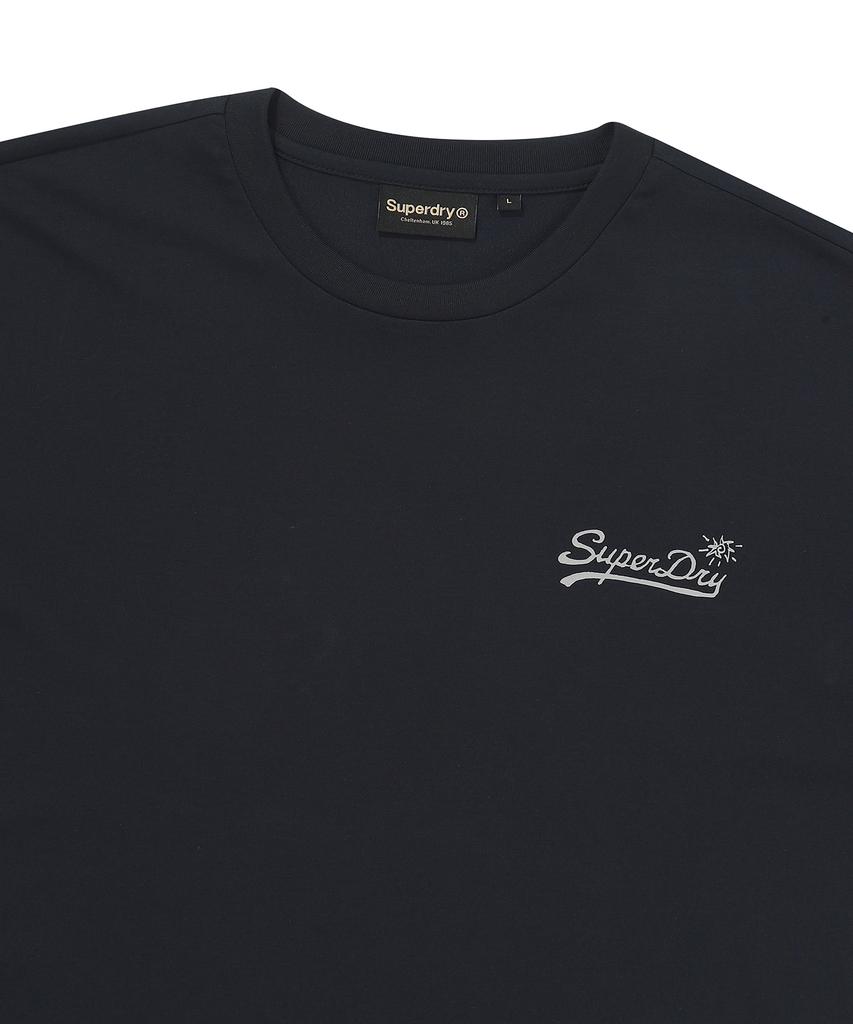 Syupeodeulai Blur Graphic T-Shirt Dark Navy Sduiscq52Dny