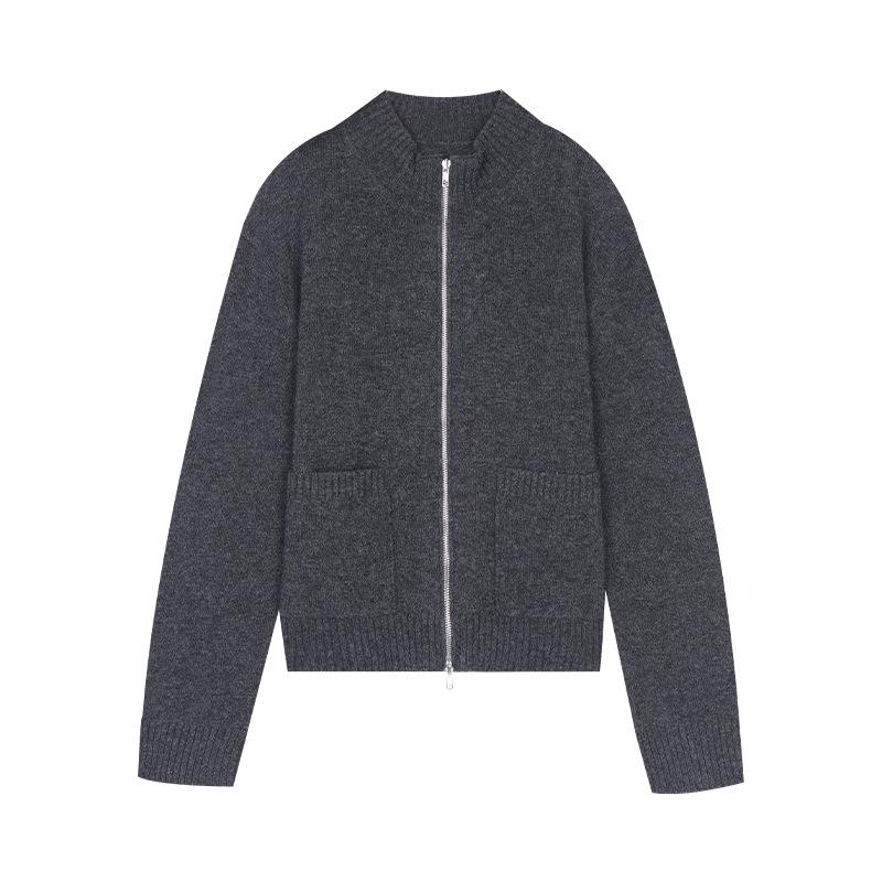 

Mulan Zipper Cardigan - Thirteen Lines Knitwear, Autumn 2025 Collection. One Size