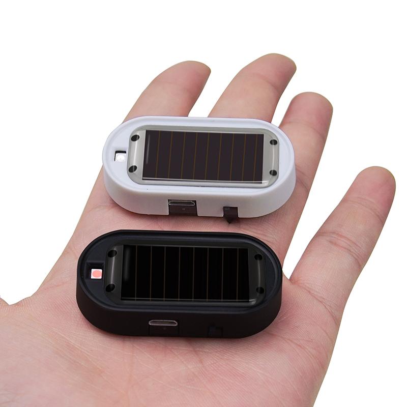 Car Solar Analog Immobilizer Warning Light
