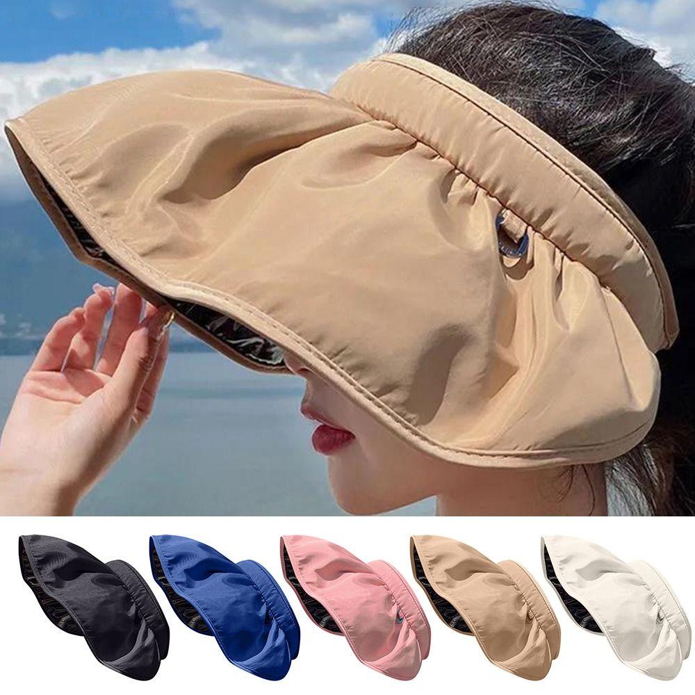 

Sun Protection Shell Sunshade Hats Hair Hoop Buckets Hat Empty Top Hat Sun Visor Hat Outdoor хакі