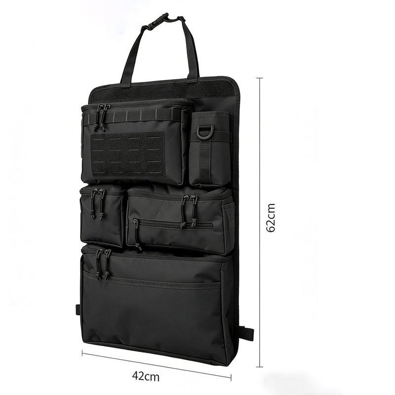 Heavy-Duty Tactical MOLLE Car Seat Back Organizer