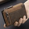 High Quality Men's Wallet Nubuck Leather Blocking Multi Luxury Designer Money Clip Card Holder Slot 3 FoldPurse