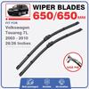 Wiper Blades For Volkswagen VW Touareg 7L 2003 - 2010 Front Rear Windshield Brushes Windscreen Car Accessories Cover Spring 2008