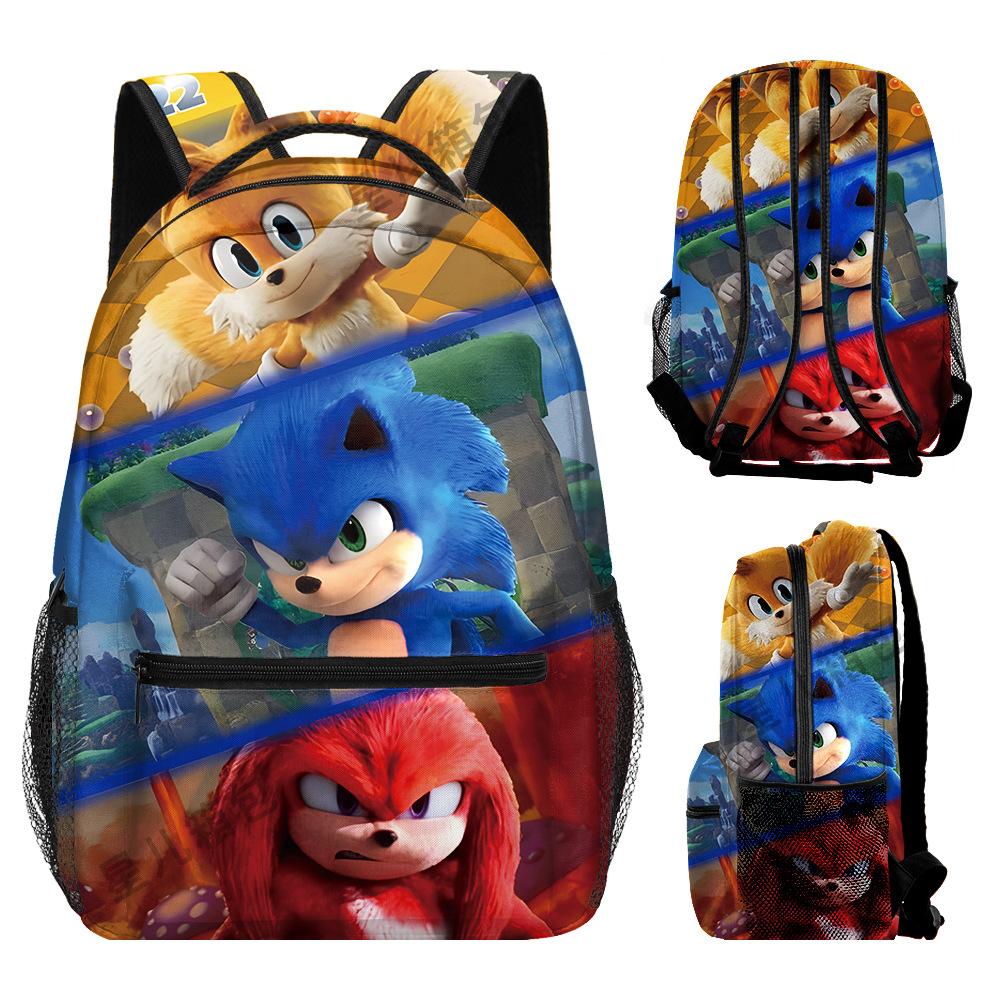 Source Backpack Sonic Primary And Secondary School School Bag Children'S Backpack Backpack Cartoon Bag