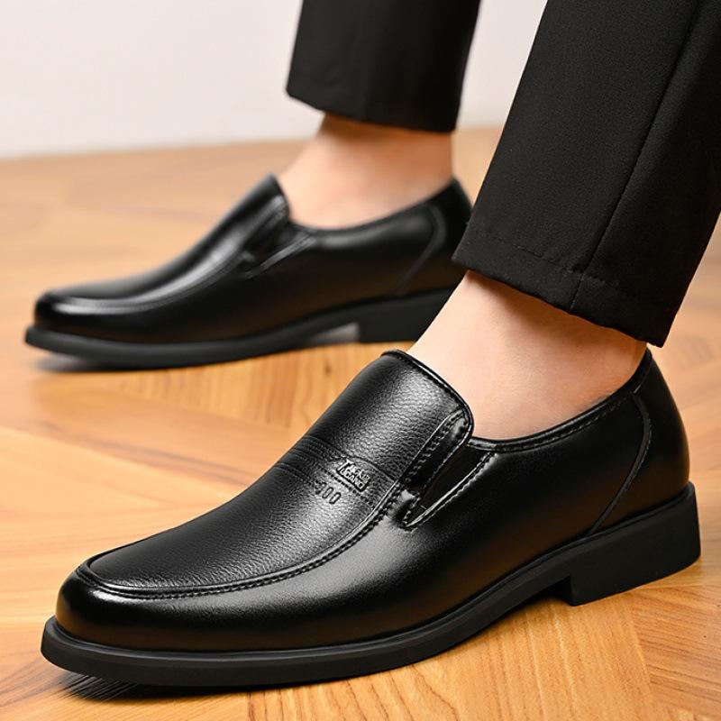 Hy Specht Lederschuhe echtes Leder Herrenschuhe neu Businesskleid Herren weichsohlig atmungsaktiv Rindsleder rutschfest lässig Papa