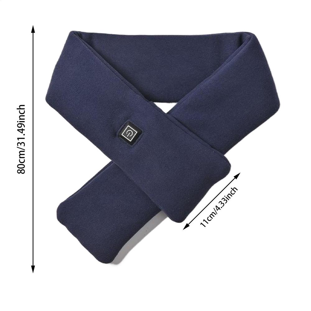 

Electric Heating Scarf 3 Gear Temperature Winter Warm Heated Scarf Neck Shawl USB Heating Control Neck Wrap Warmer For Women Men