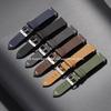 Retro Stitching Cowhide Watch Strap 20mm 22mm for Omega Business Wristband for Huawei Gt4 Quick Release Bands Calfskin Watchband