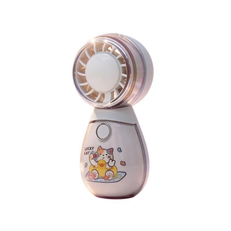 Portable Handheld Fan With Usb Rechargeable Battery For Kids And Students