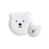 Free Shipping Japanese-Style Polar Bear Ceramic Tableware, Underglaze Color, Cute Children'S Meal Plate, Sub-Plate Surface Bowl, Salad Bowl