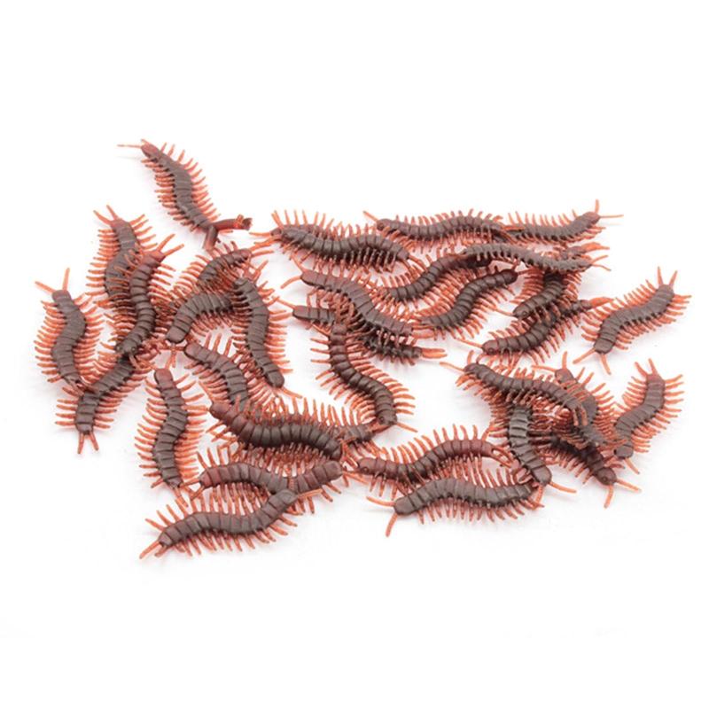 10 Pieces Prank Fake Roaches Look Real Plastic Trick Joke Toys Scary Insects Realistic Bugs Gifts Novelty Cockroach