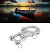 Pair Jaw Snap Shackle Diving Clips for Sailboat Spinnaker Halyard Sailing Rigging