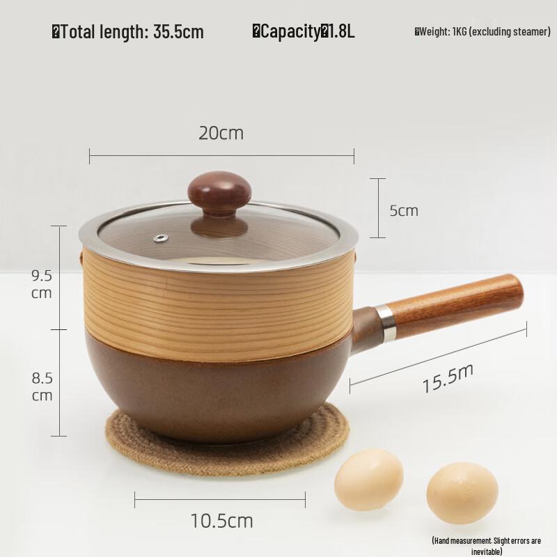 

Naijiang Mini Clay Casserole with Steamer