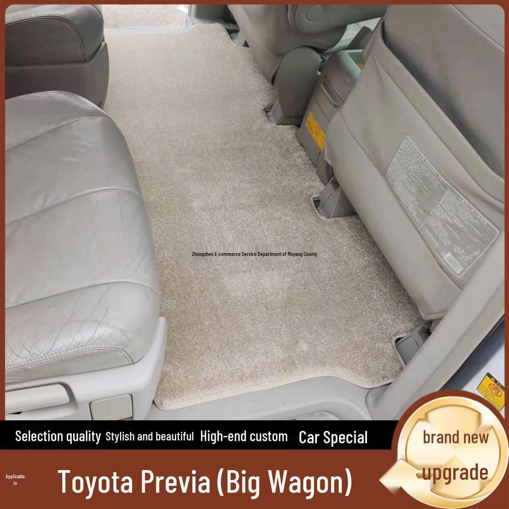 Toyota Previa Floor Mats: Imported Carpets for Second & Third Row, Custom Middle Row Interior Modification