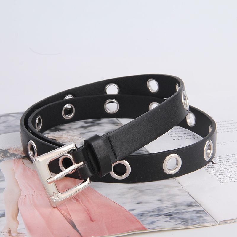 Trendy Women's Punk Fashion Uniform Accessory Featuring Stylish Chain Waist Belt And Mini Pouch