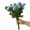 10pcs Artificial Ranunculus Asiaticus Flower Branch 3 Heads Silk Persian Buttercup Blossom for Floral Decoration Peony