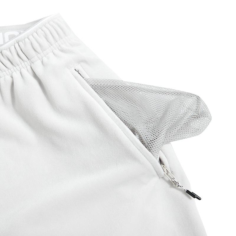 Under Armour Solid Color Elastic Waist Casual Loose Jogger Sweatpants Men Bottoms Grey White 1373875-592