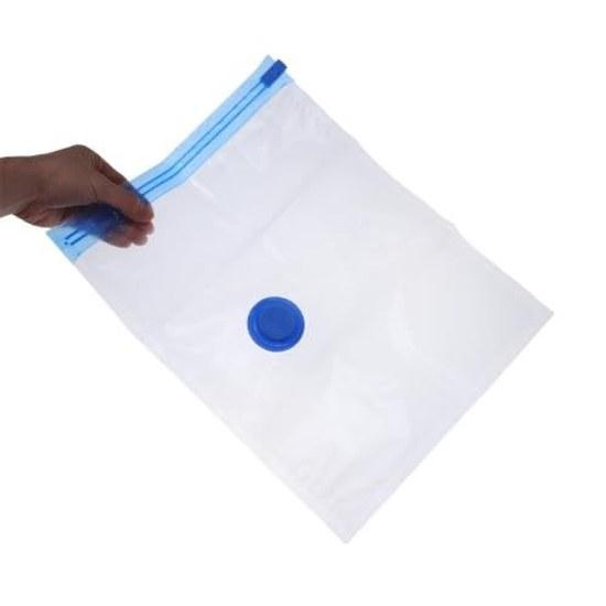 No-brand item 10 travel vacuum compression bags ideal storing clothes bulky items. Made thick multi-layer plastic material transparent reusable pack
