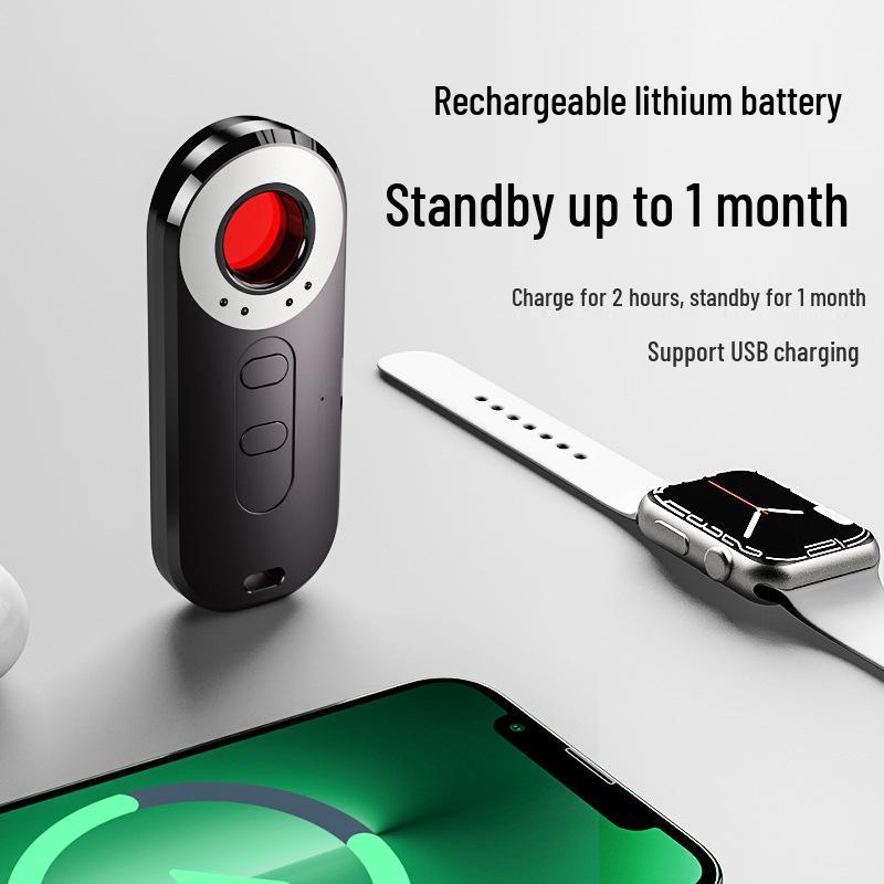 Portable Wireless Camera and Listening Device Detector with Infrared for Anti-Spying in Hotels