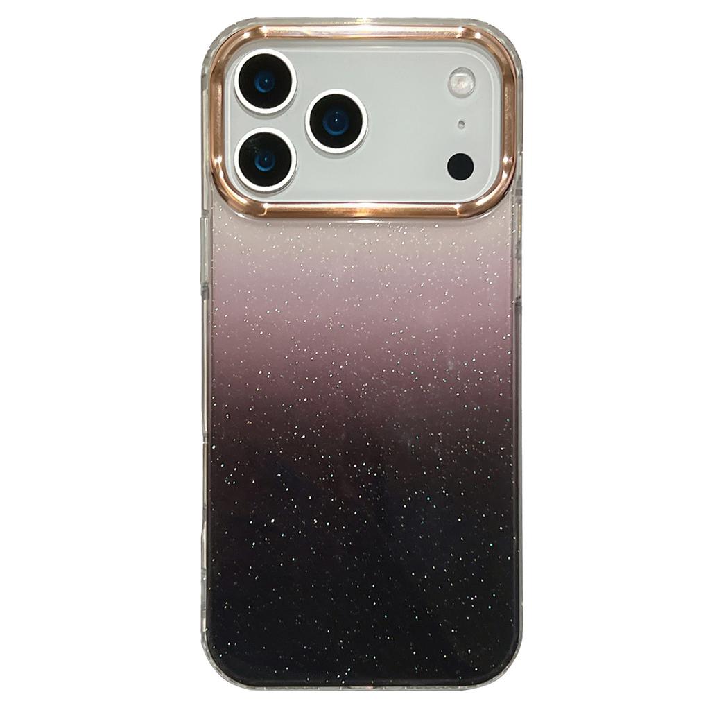 For iPhone 17 Pro Max Case Dual Color Gradient Electroplated Protective TPU Phone Cover
