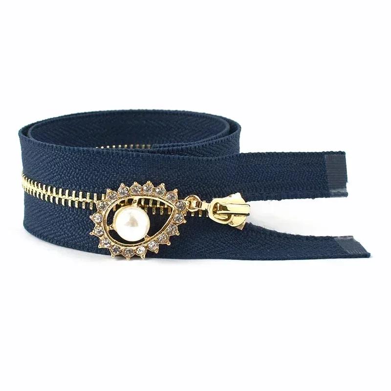 2/5Pcs 3# 40-70cm Open-end Metal Zippers for Sewing Jacket Coat Zipper Tapes Clothes Tent Zip Repair Kit DIY Garment Accessories