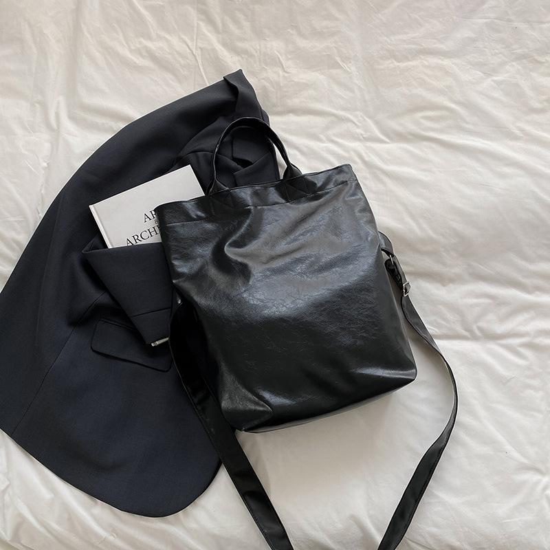 

Национальная вместительная сумка-мессенджер для женщин 2025 года, новая модная супер пожарная портативная сумка-тоут, универсальная повседневная сумка через плечо чёрный