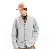 Fingercroxxit Unisex Casual V-Neck Cardigan Sweatshirt
