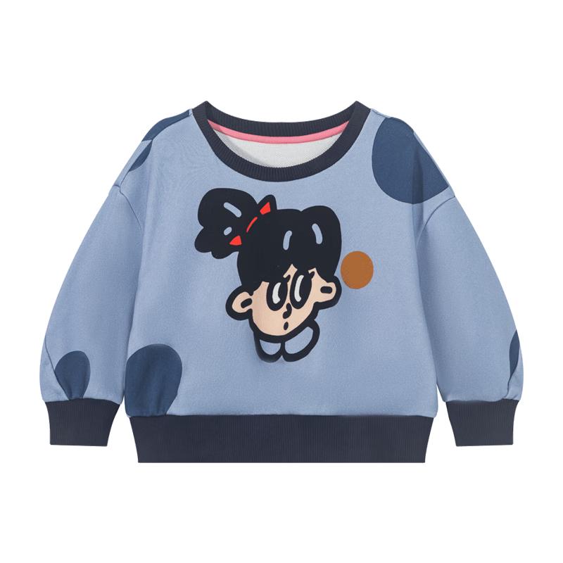 

M.Latin Girls Cartoon Cotton Sweatshirt 90cm