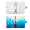 1 Piece Zipper Binder Clear Pockets System Ple Style Documents Holder Storage Containers for Home School Office Supplies