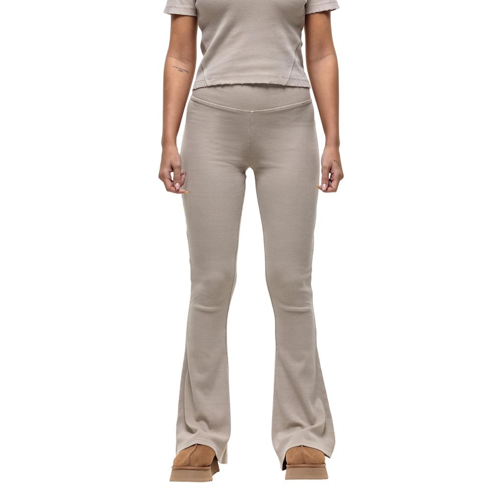 Good For Nothing Womens/Ladies Ribbed Flared Leggings