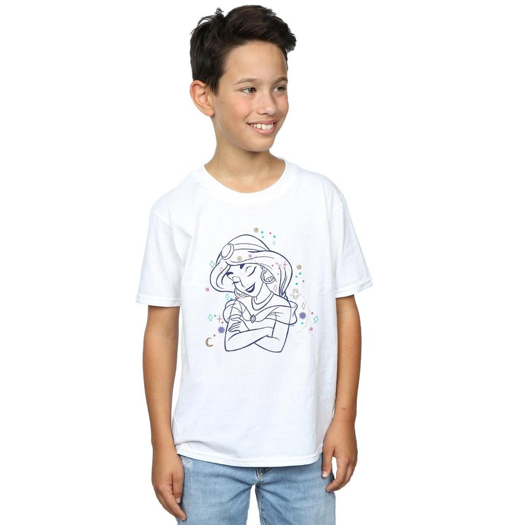 Disney Boys Aladdin Princess Jasmine Constellation T-Shirt