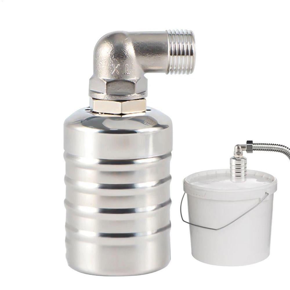 Corrosion Resistant Water Tank Shutoff Valve Stainless Steel Floating Ball Valve  Restaurant