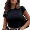 2025 Summer European & American Women's Fashion Slim Cropped Top