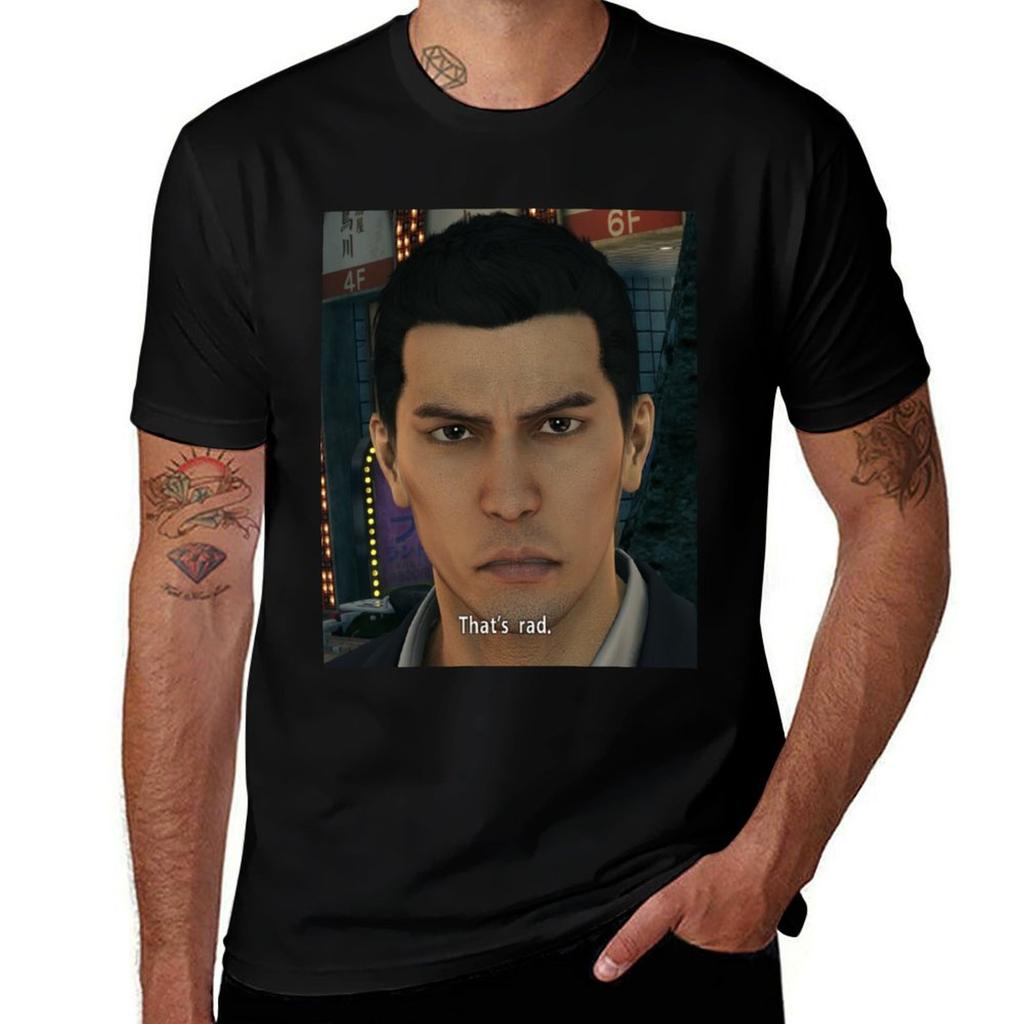 Yakuza Kiryu Thats rad TShirt Functional Casual Short Sleeve Tee