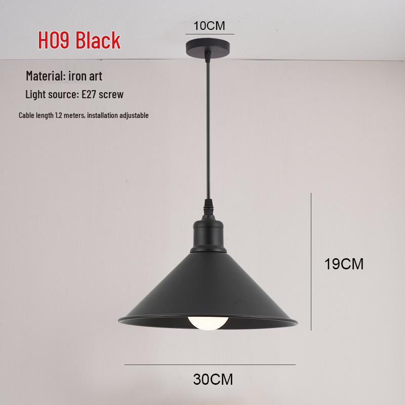 Retro Industrial Pendant Light - Nordic Style for Dining and Office Spaces